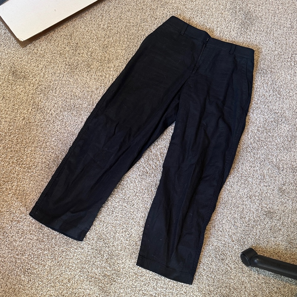 Unisex Black Classic Dress Pants